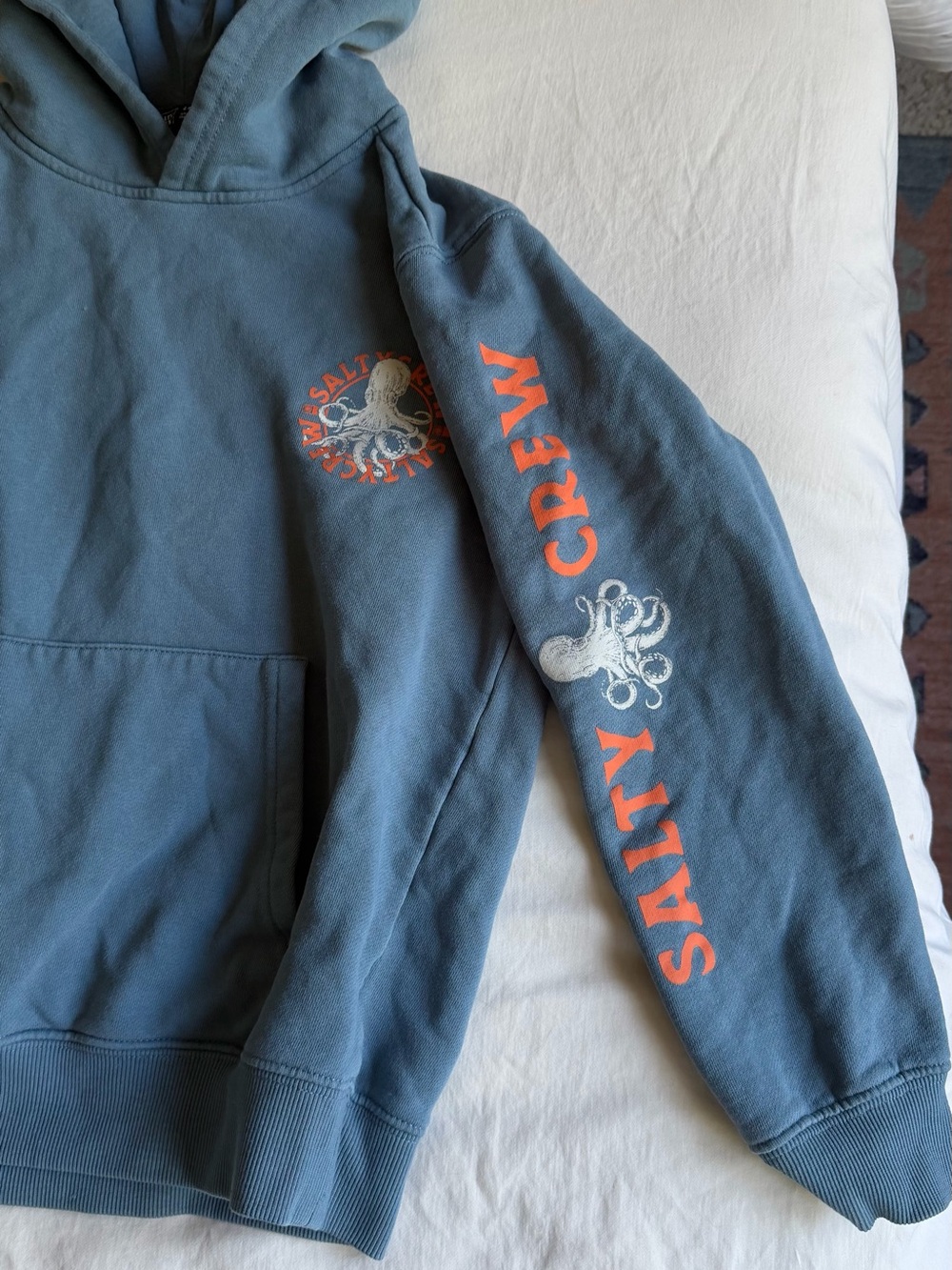 Salty Crew Kids Blue Hoodie - Picture 7 of 9